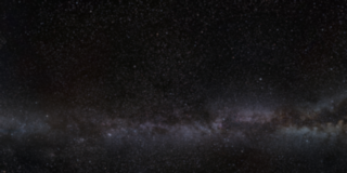 The same reduction performed in linear light. The star field is still there, and the galaxy reads brighter.